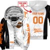 PREMIUM MX - CUSTOM NAME - HARLEY DAVIDSON - WHITE - FLEECE ZIP HOODIE