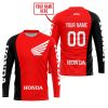 PREMIUM MX - CUSTOM NAME - HONDA - RED - JERSEY