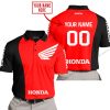 PREMIUM MX - CUSTOM NAME - HONDA - RED - POLO