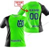 PREMIUM MX - CUSTOM NAME - HUSQVARNA - GREEN - T-SHIRT