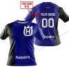 PREMIUM MX - CUSTOM NAME - HUSQVARNA - NAVY - T-SHIRT