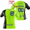 PREMIUM MX - CUSTOM NAME - HUSQVARNA - NEON - T-SHIRT
