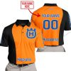 PREMIUM MX - CUSTOM NAME - HUSQVARNA - ORANGE - POLO