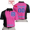 PREMIUM MX - CUSTOM NAME - HUSQVARNA - PINK 1 - POLO