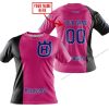 PREMIUM MX - CUSTOM NAME - HUSQVARNA - PINK 1 - T-SHIRT