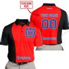 PREMIUM MX - CUSTOM NAME - HUSQVARNA - RED - POLO