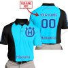 PREMIUM MX - CUSTOM NAME - HUSQVARNA - SKY BLUE - POLO
