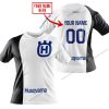PREMIUM MX - CUSTOM NAME - HUSQVARNA - WHITE - T-SHIRT