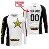 PREMIUM MX - CUSTOM NAME - ROCKSTAR - WHITE - JERSEY