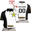 PREMIUM MX - CUSTOM NAME - ROCKSTAR - WHITE - POLO