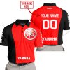 PREMIUM MX - CUSTOM NAME - YAMAHA - RED - POLO
