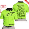 PREMIUM JUST FCKN GONNA SEND IT – CUSTOM NAME – ALPINESTARS - GREEN 1 - POLO SHIRT