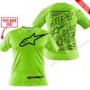 PREMIUM JUST FCKN GONNA SEND IT – CUSTOM NAME – ALPINESTARS - GREEN 1 - T-SHIRT