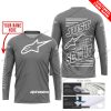 PREMIUM JUST FCKN GONNA SEND IT – CUSTOM NAME – ALPINESTARS - GREY - JERSEY