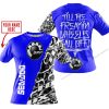 TILL THE FUCKIN FREAKIN TRAINING WHEEL FALL OFF - LIMITED EDITION - CUSTOM NAME - SEA DOO - BLUE - T-SHIRT