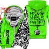 TILL THE FUCKIN FREAKIN TRAINING WHEEL FALL OFF - LIMITED EDITION - CUSTOM NAME - SEA DOO - GREEN - FLEECE ZIP HOOODIE