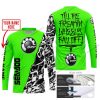 TILL THE FUCKIN FREAKIN TRAINING WHEEL FALL OFF - LIMITED EDITION - CUSTOM NAME - SEA DOO - GREEN - JERSEY