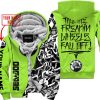 TILL THE FUCKIN FREAKIN TRAINING WHEEL FALL OFF - LIMITED EDITION - CUSTOM NAME - SEA DOO - GREEN 1 - FLEECE ZIP HOOODIE