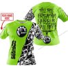 TILL THE FUCKIN FREAKIN TRAINING WHEEL FALL OFF - LIMITED EDITION - CUSTOM NAME - SEA DOO - GREEN 1 - T-SHIRT