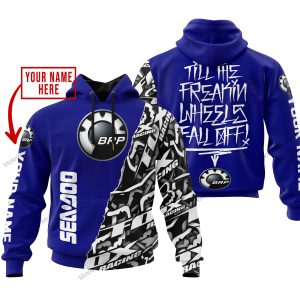 TILL THE FUCKIN FREAKIN TRAINING WHEEL FALL OFF - LIMITED EDITION - CUSTOM NAME - SEA DOO - NAVY