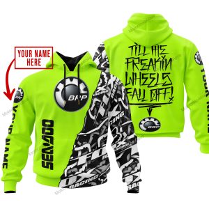 TILL THE FUCKIN FREAKIN TRAINING WHEEL FALL OFF - LIMITED EDITION - CUSTOM NAME - SEA DOO - NEON
