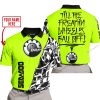 TILL THE FUCKIN FREAKIN TRAINING WHEEL FALL OFF - LIMITED EDITION - CUSTOM NAME - SEA DOO - NEON - POLO SHIRT