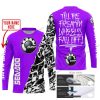 TILL THE FUCKIN FREAKIN TRAINING WHEEL FALL OFF - LIMITED EDITION - CUSTOM NAME - SEA DOO - PURPLE - JERSEY