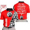 TILL THE FUCKIN FREAKIN TRAINING WHEEL FALL OFF - LIMITED EDITION - CUSTOM NAME - SEA DOO - RED - POLO SHIRT