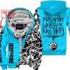 TILL THE FUCKIN FREAKIN TRAINING WHEEL FALL OFF - LIMITED EDITION - CUSTOM NAME - SEA DOO - SKY BLUE - FLEECE ZIP HOOODIE