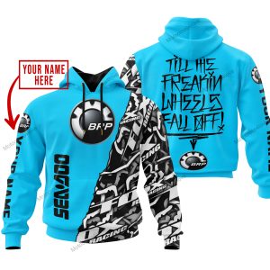 TILL THE FUCKIN FREAKIN TRAINING WHEEL FALL OFF - LIMITED EDITION - CUSTOM NAME - SEA DOO - SKY BLUE