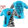TILL THE FUCKIN FREAKIN TRAINING WHEEL FALL OFF - LIMITED EDITION - CUSTOM NAME - SEA DOO - SKY BLUE - T-SHIRT