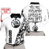 TILL THE FUCKIN FREAKIN TRAINING WHEEL FALL OFF - LIMITED EDITION - CUSTOM NAME - SEA DOO - WHITE - POLO SHIRT