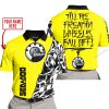 TILL THE FUCKIN FREAKIN TRAINING WHEEL FALL OFF - LIMITED EDITION - CUSTOM NAME - SEA DOO - YELLOW - POLO SHIRT