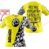 TILL THE FUCKIN FREAKIN TRAINING WHEEL FALL OFF - LIMITED EDITION - CUSTOM NAME - SEA DOO - YELLOW - T-SHIRT