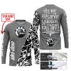 TILL THE FUCKIN FREAKIN TRAINING WHEEL FALL OFF - LIMITED EDITION - CUSTOM NAME - SKI DOO - GREY - JERSEY