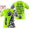 TILL THE FUCKIN FREAKIN TRAINING WHEEL FALL OFF - LIMITED EDITION - CUSTOM NAME - SKI DOO - NEON - T-SHIRT