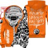 TILL THE FUCKIN FREAKIN TRAINING WHEEL FALL OFF - LIMITED EDITION - CUSTOM NAME - SKI DOO - ORANGE - FLEECE ZIP HOOODIE