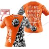 TILL THE FUCKIN FREAKIN TRAINING WHEEL FALL OFF - LIMITED EDITION - CUSTOM NAME - SKI DOO - ORANGE - T-SHIRT