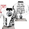 TILL THE FUCKIN FREAKIN TRAINING WHEEL FALL OFF - LIMITED EDITION - CUSTOM NAME - SKI DOO - WHITE - POLO SHIRT