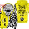 TILL THE FUCKIN FREAKIN TRAINING WHEEL FALL OFF - LIMITED EDITION - CUSTOM NAME - SKI DOO - YELLOW - FLEECE ZIP HOOODIE