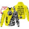 TILL THE FUCKIN FREAKIN TRAINING WHEEL FALL OFF - LIMITED EDITION - CUSTOM NAME - SKI DOO - YELLOW