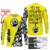 TILL THE FUCKIN FREAKIN TRAINING WHEEL FALL OFF - LIMITED EDITION - CUSTOM NAME - SKI DOO - YELLOW - JERSEY