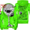 PREMIUM JUST FCKN GONNA SEND IT – CUSTOM NAME – CAN AM - GREEN - FLEECE ZIP HOODIE