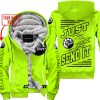 PREMIUM JUST FCKN GONNA SEND IT – CUSTOM NAME – CAN AM - NEON - FLEECE ZIP HOODIE