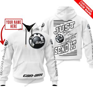 PREMIUM JUST FCKN GONNA SEND IT – CUSTOM NAME – CAN AM - WHITE