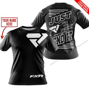 PREMIUM JUST FCKN GONNA SEND IT – CUSTOM NAME – FXR - BLACK V1 - T-SHIRT