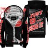 PREMIUM JUST FCKN GONNA SEND IT – CUSTOM NAME – GASGAS - BLACK - FLEECE ZIP HOODIE