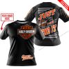 PREMIUM JUST FCKN GONNA SEND IT – CUSTOM NAME – HARLEY DAVIDSON - BLACK V1 - T-SHIRT