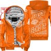 PREMIUM JUST FCKN GONNA SEND IT – CUSTOM NAME – HARLEY DAVIDSON - ORANGE - FLEECE ZIP HOODIE
