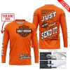 PREMIUM JUST FCKN GONNA SEND IT – CUSTOM NAME – HARLEY DAVIDSON - ORANGE V1 - JERSEY